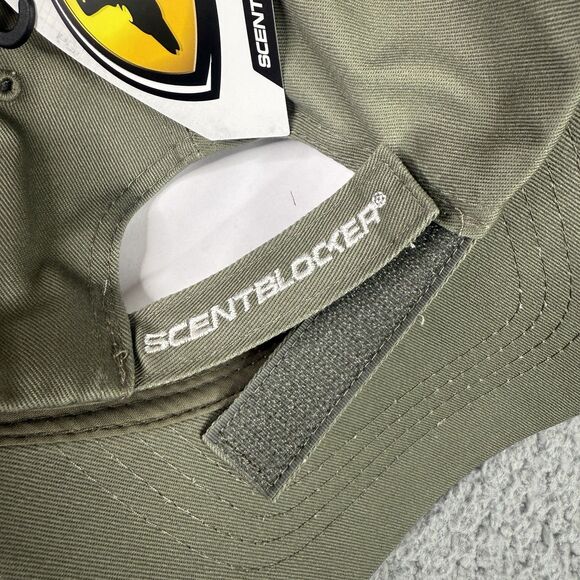 Scent Blocker Hat Green Strap Back Ball Cap Shield Logo Outdoors Hunting NWT Men - Picture 10 of 12